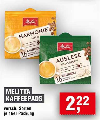 MELITTA KAFFEEPADS
