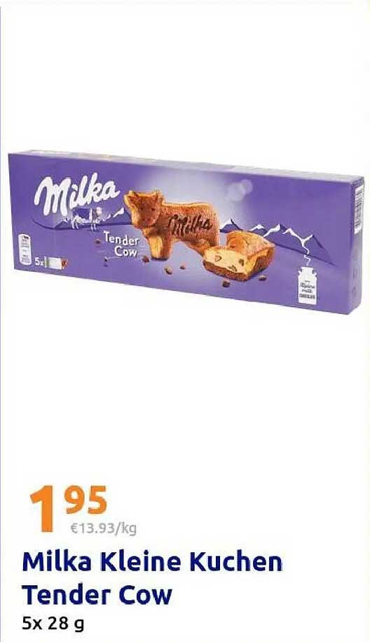 Milka Kleine Kuchen Tender Cow