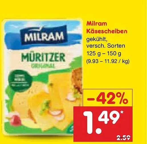 Milram Käsescheiben