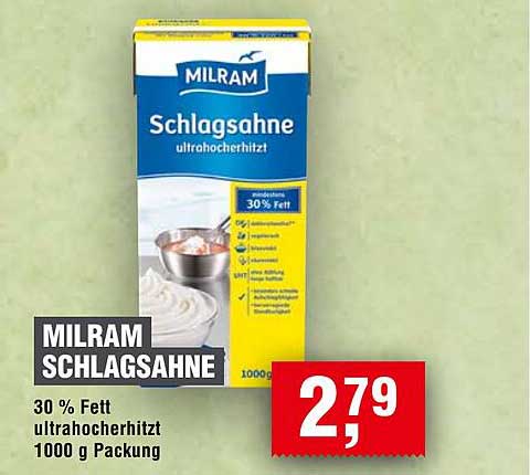 MILRAM SCHLAGSAHNE
