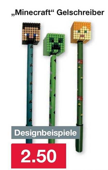 „Minecraft“ Gelschreiber