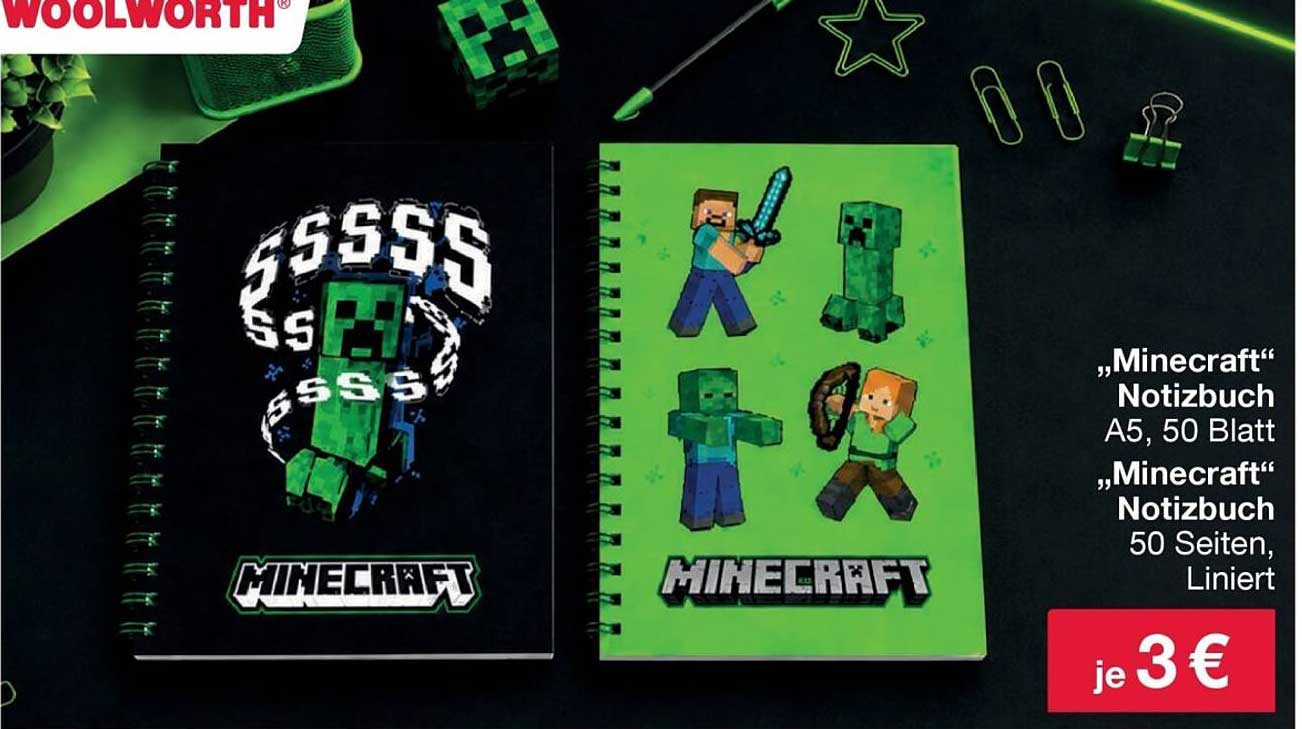 „Minecraft“ Notizbuch