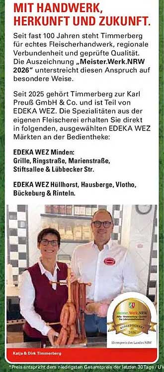 MIT HANDWERK, HERKUNFT UND ZUKUNFT.