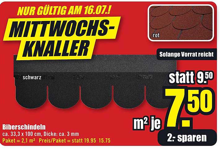 MITTWOCHS-KNALLER
