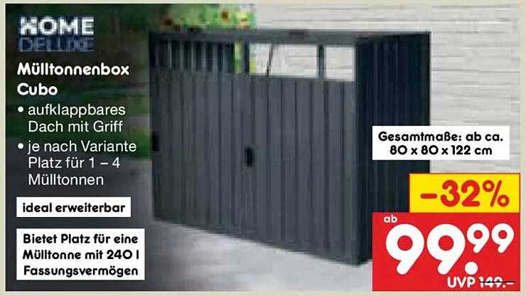 Mülltonnenbox Cubo