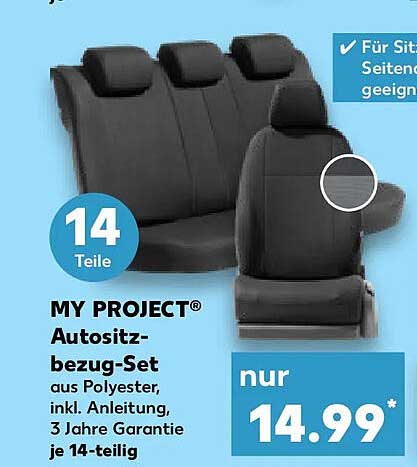 MY PROJECT® Autositz-bezug-Set