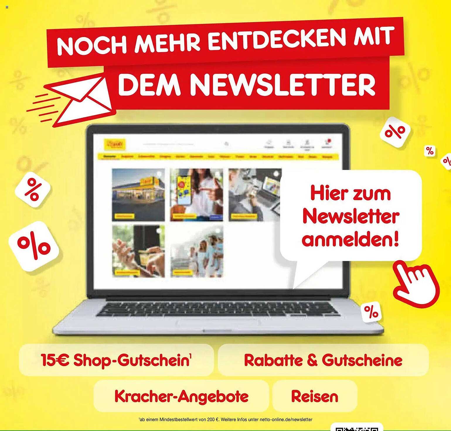 NOCH MEHR ENTDECKEN MIT DEM NEWSLETTER