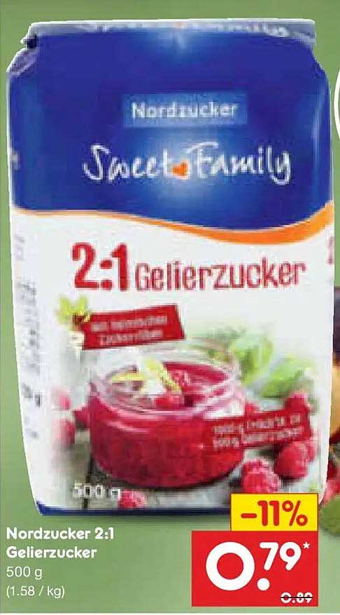 Nordzucker 2:1 Gelierzucker