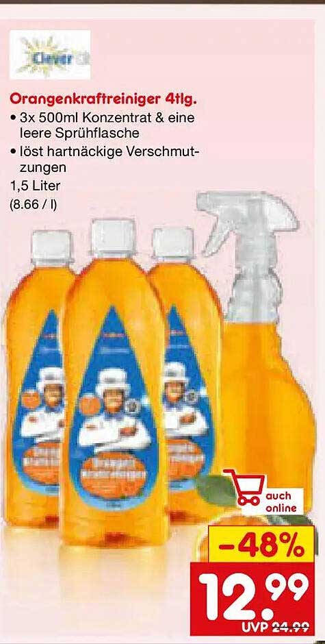 Orangenkraftreiniger 4lgl.