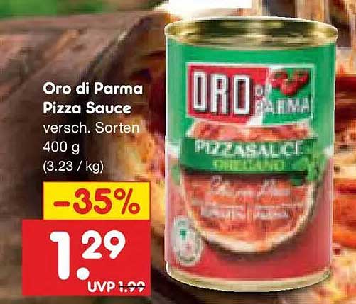 Oro di Parma Pizza Sauce versch. Sorten 400 g (3.23 / kg)