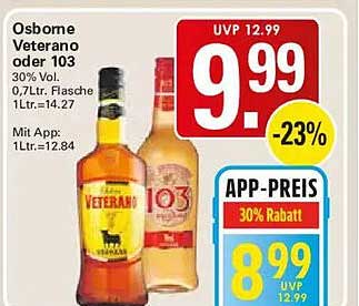 Osborne Veterano oder 103