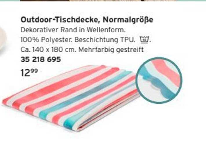 Outdoor-Tischdecke, Normalgröße