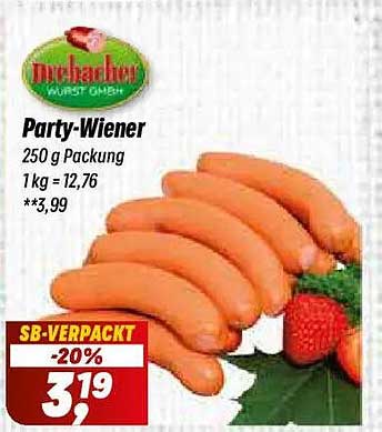 Party-Wiener 250 g Packung