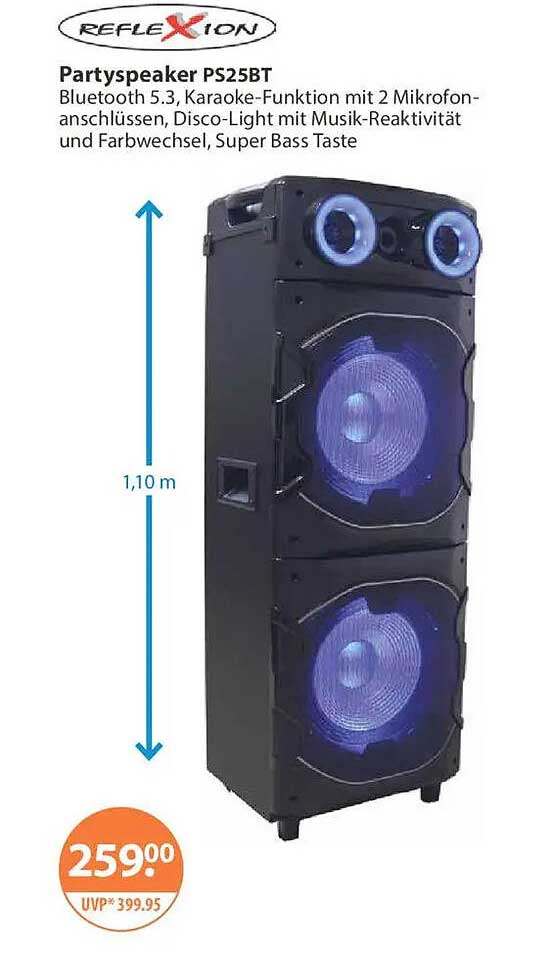 Partyspeaker PS25BT