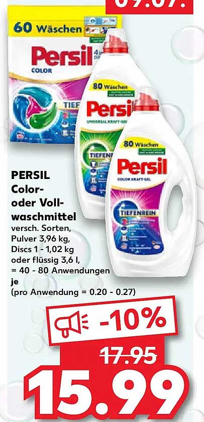 PERSIL Color- oder Vollwaschmittel