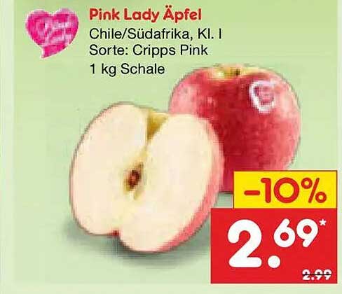 Pink Lady Äpfel