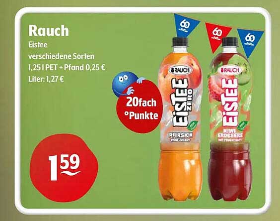 Rauch Eistee verschiedene Sorten