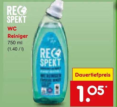 RESPEKT WC Reiniger 750 ml (1.40 / l) Dauertiefpreis
