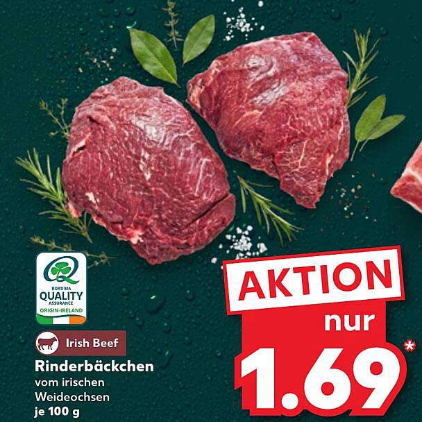 Rinderbäckchen vom irischen Weideochsen je 100 g