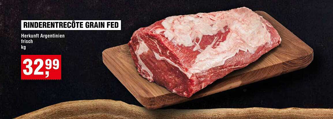 RINDERENTRECÔTE GRAIN FED