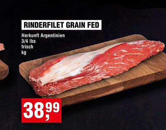 RINDERFILET GRAIN FED