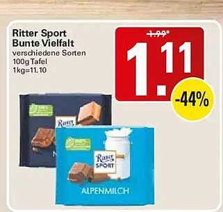 Ritter Sport Bunte Vielfalt