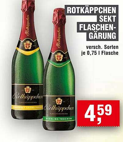 ROTKÄPPCHEN SEKT FLASCHEN-GÄRUNG