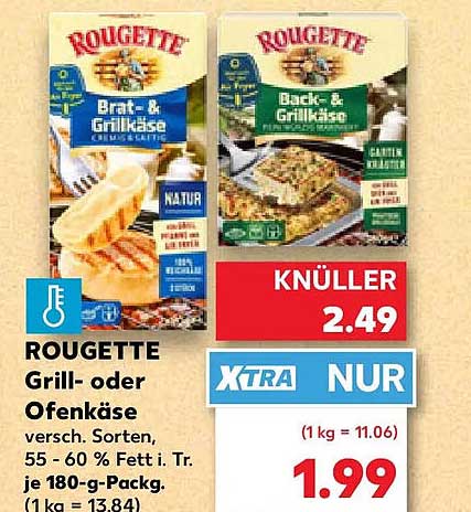 ROUGETTE Grill- oder Ofenkäse