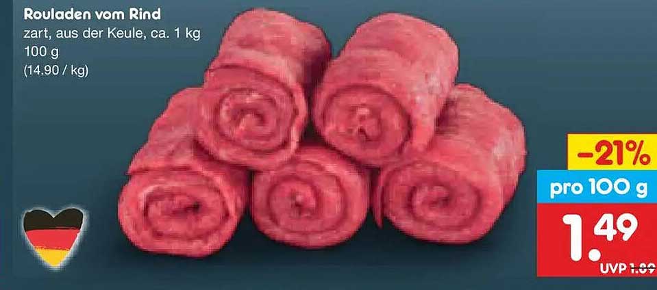 Rouladen vom Rind