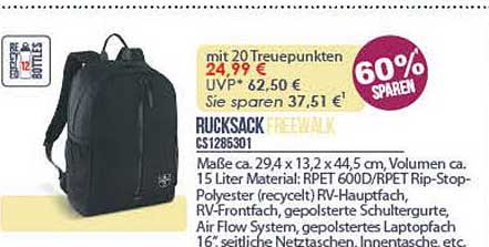 RUCKSACK FREEWALK CS1285301