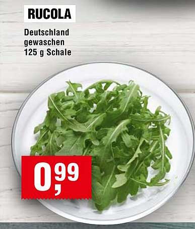 RUCOLA Deutschland gewaschen 125 g Schale