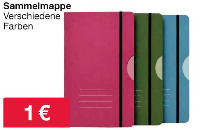 Sammelmappe Verschiedene Farben