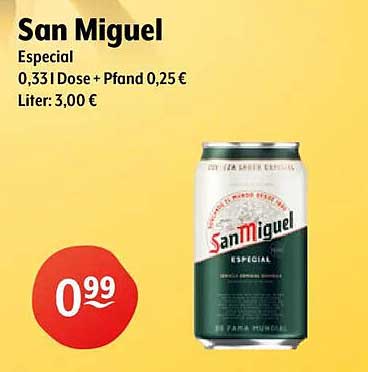 San Miguel Especial