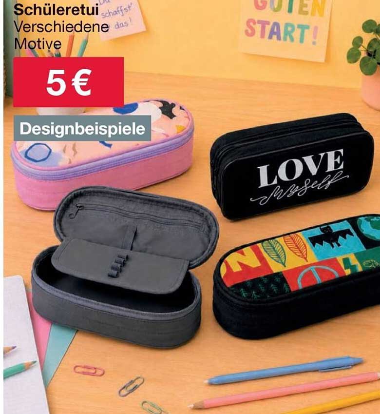 Schüleretui Verschiedene Motive