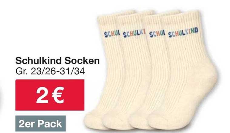 Schulkind Socken Gr. 23/26-31/34