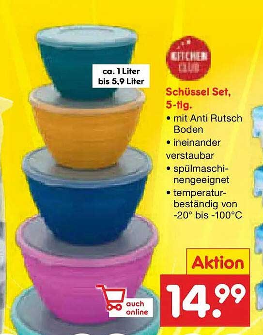 Schüssel Set, 5-tlg.