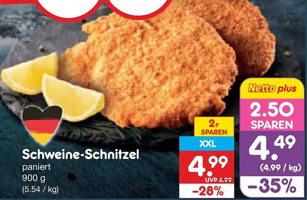 Schweine-Schnitzel paniert 900 g
