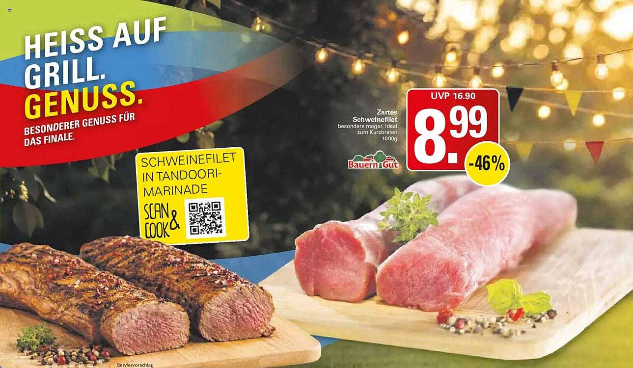 Schweinefilet in Tandoori-Marinade
