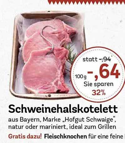 Schweinehalskotelett