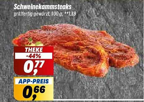 Schweinekammsteaks