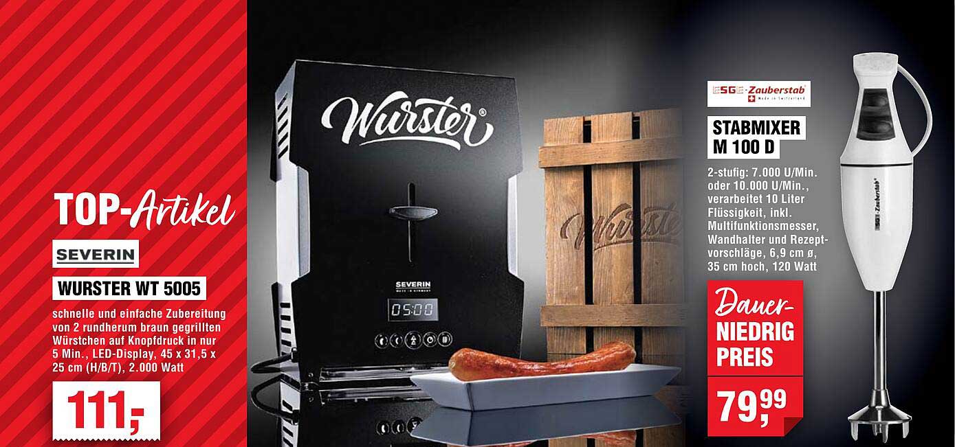 SEVERIN WURSTER WT 5005