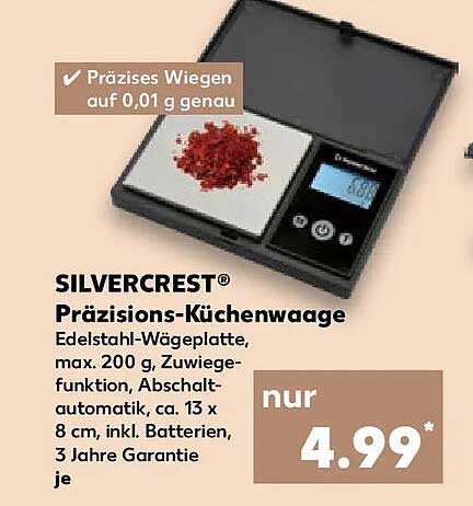 SILVERCREST® Präzisions-Küchenwaage
