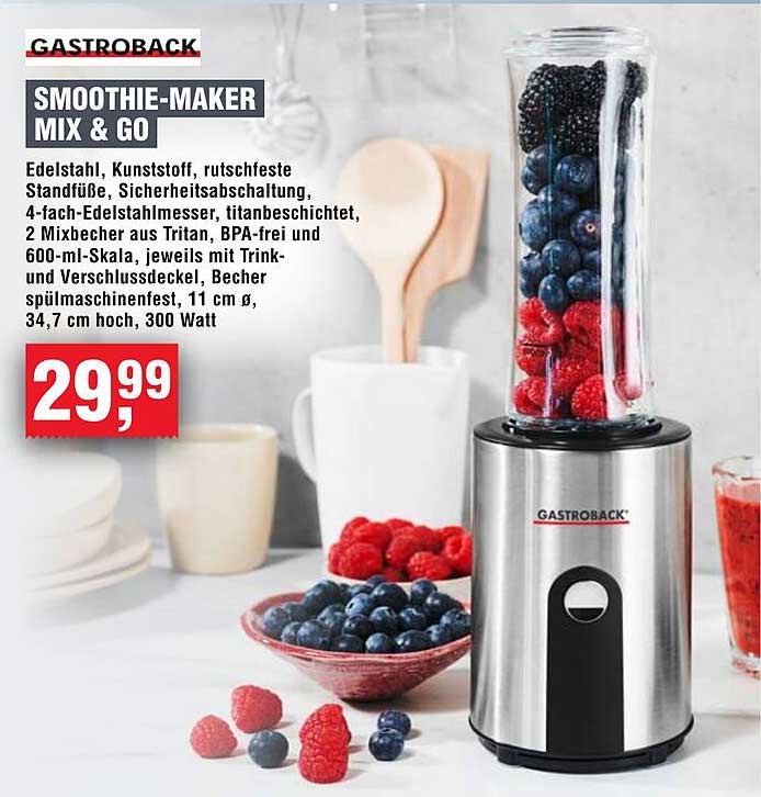 SMOOTHIE-MAKER MIX & GO