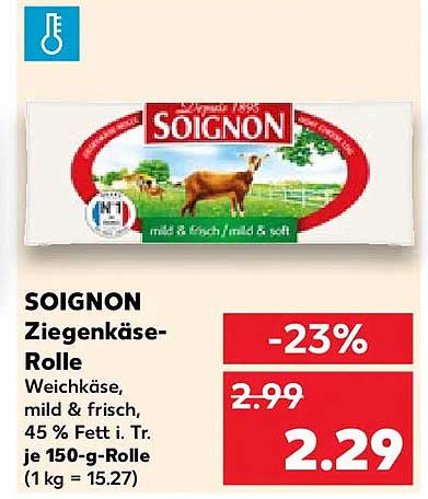 SOIGNON Ziegenkäse-Rolle
