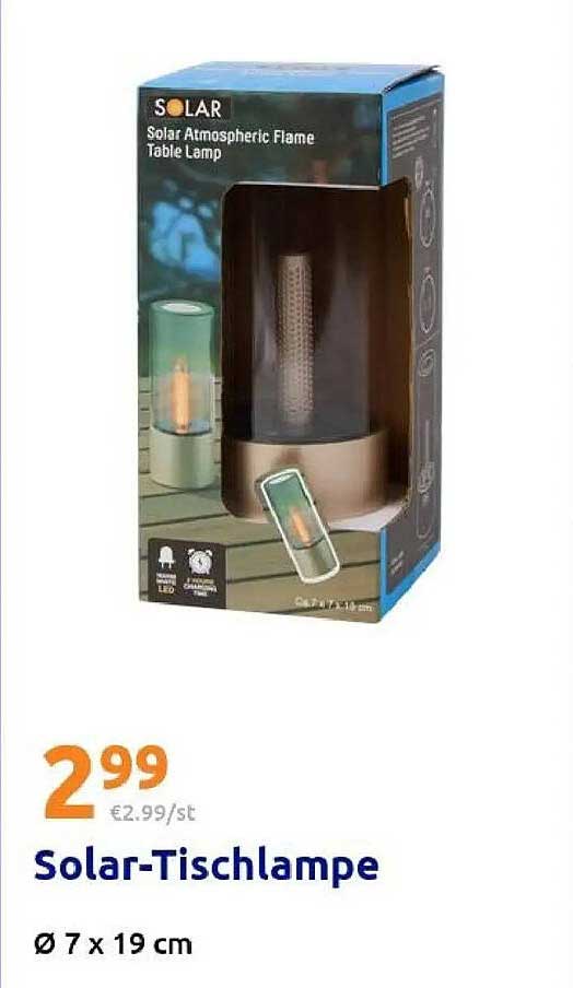 Solar-Tischlampe