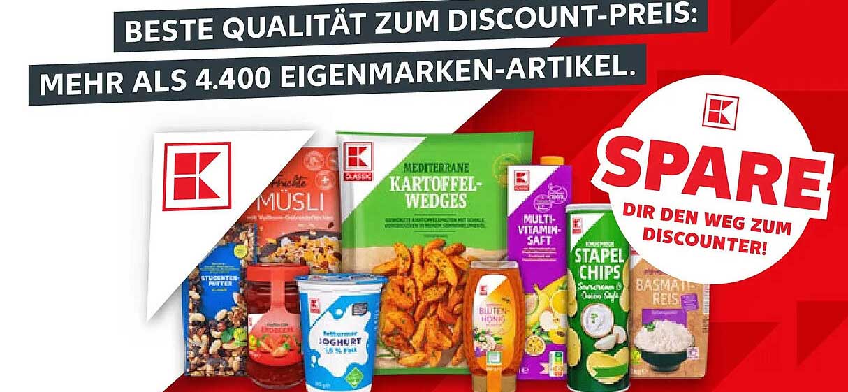 SPARE DIR DEN WEG ZUM DISCOUNTER!