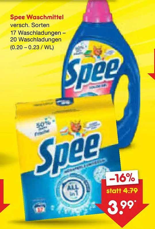 Spee Waschmittel