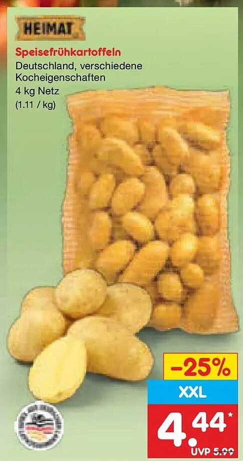 Speisefrühkartoffeln
