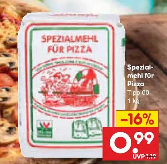 Spezialmehl für Pizza Tipo 00 1 kg