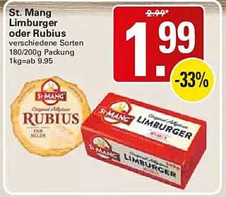 St. Mang Limburger oder Rubius